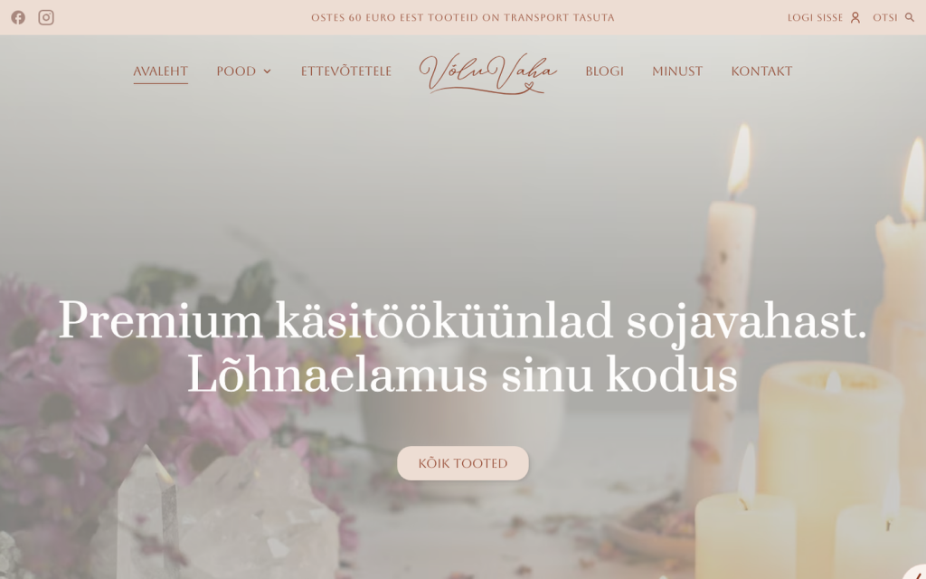 Võluvaha avaleht